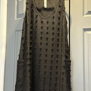 Black Textured coverup
